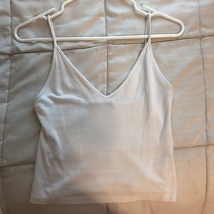 White soft brandy tank top